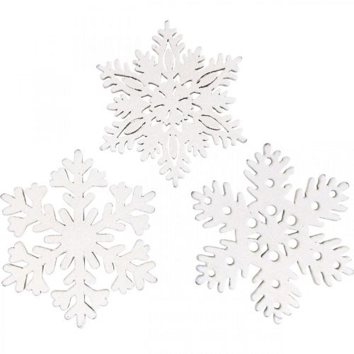 Artikel Streuteile Schneeflocke, Streudeko Eiskristall 3,5cm 72 St