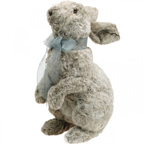 Floristik24 Osterhase Plüsch, Schaufensterdeko, Hase zum Stellen, Frühlingsdeko H40cm