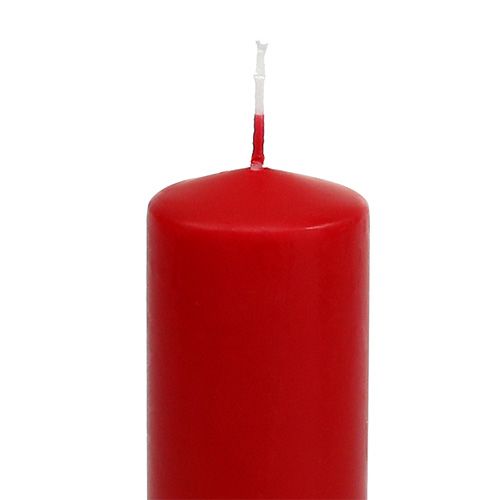 Artikel Stumpenkerzen Rot Adventskerzen Kerzen Rot 200/50mm 24 St