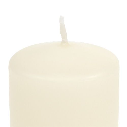 Artikel Stumpenkerzen Creme Kerzen H70mm Ø50mm 12 St