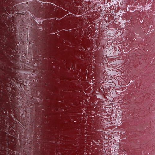 Artikel Stumpenkerzen Durchgefärbt Kerzen Berry 85x200mm 2 St