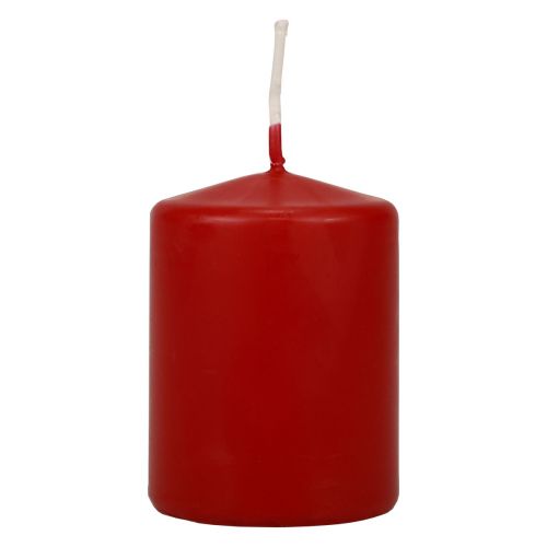 Floristik24 Stumpenkerzen Rote Adventskerzen klein Altrot 70/50mm 24 St