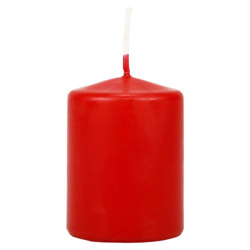 Floristik24 Stumpenkerzen Rote Adventskerzen Kerzen Rot 70/50mm 24 St