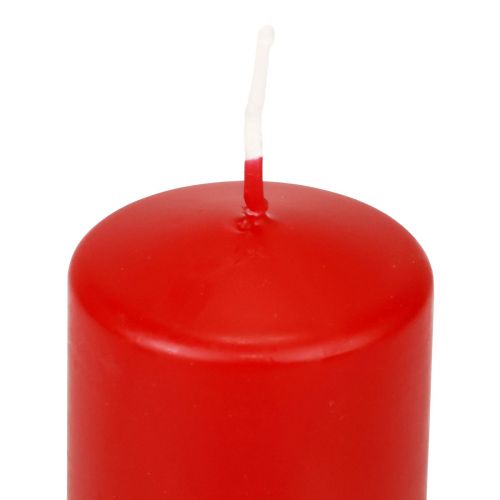 Artikel Stumpenkerzen Rote Adventskerzen Kerzen Rot 70/50mm 24 St
