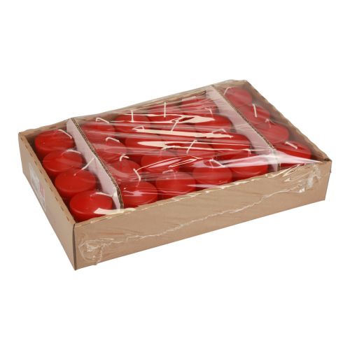 Artikel Stumpenkerzen Rote Adventskerzen Kerzen Rot 70/50mm 24 St