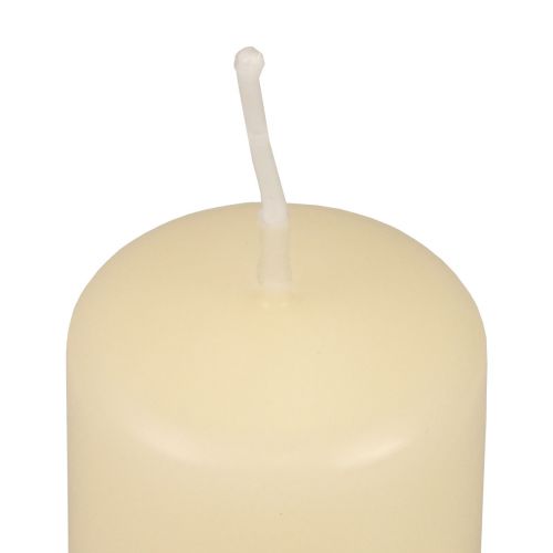 Artikel Stumpenkerzen Creme Adventskerzen Kerzen 100/50mm 24 St
