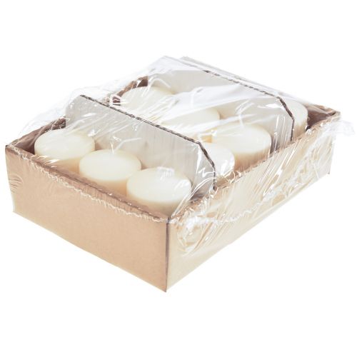 Artikel Stumpenkerzen Creme Kerzen H70mm Ø50mm 12 St