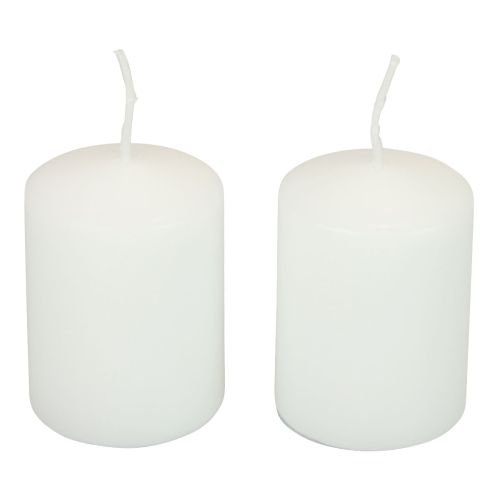 Artikel Stumpenkerzen Weiß Kerzen H70mm Ø50mm 12St