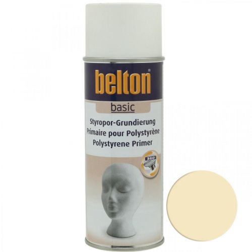 Floristik24 Belton basic Styropor Grundierung Spezial Spray Beige 400ml