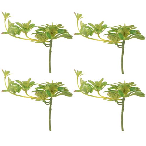 Artikel Sukkulente Kunstpflanze mit Pick Aeonium Grün 30cm 4 St