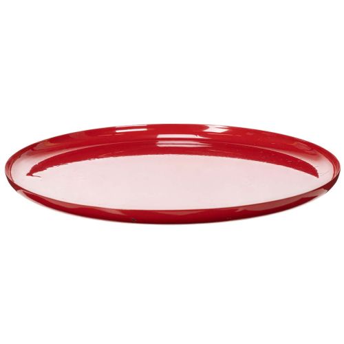 Deko-Tablett Metall 27 cm Rot bestellen | Floristik24.at