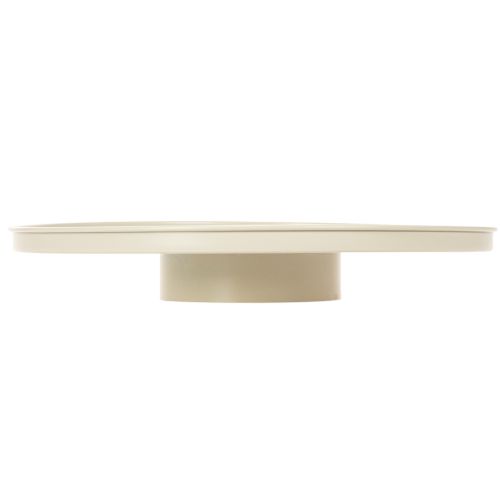 Dekoplatte Metall rund beige 41 cm für Innenbereich | Floristik24.at