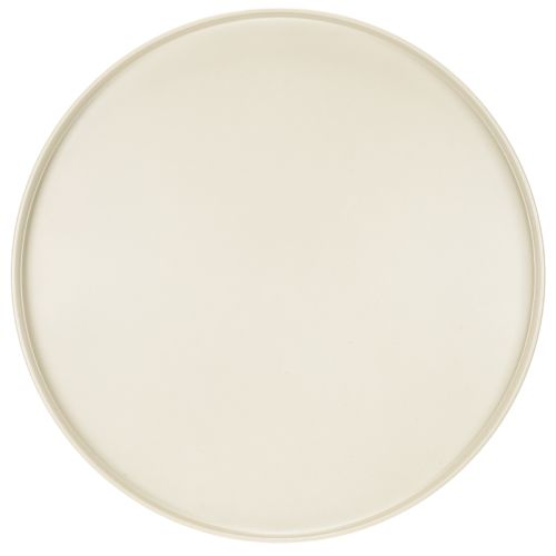 Dekoplatte Metall rund beige 41 cm für Innenbereich | Floristik24.at
