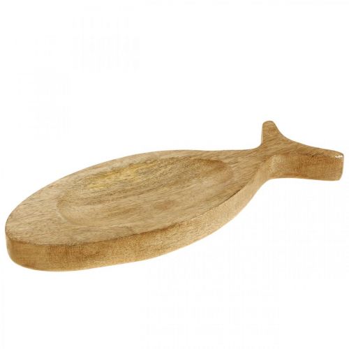 Artikel Deko Tablett Holz Fisch Holztablett Holzteller 30x3x12cm