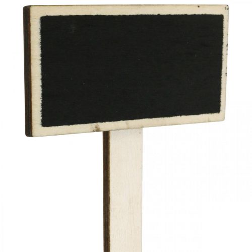 Artikel Holztafel zum Stecken, Pflanzenschild, Tafel für Schulanfang, Tischdeko für Hochzeit 9×4,5cm L19,5cm 12St