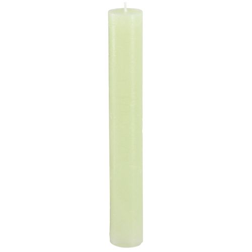 Floristik24 Tafelkerzen Hellgrün Kerzen Durchgefärbt 34x240mm 4 St