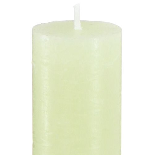 Floristik24 Tafelkerzen Hellgrün Kerzen Durchgefärbt 34x240mm 4 St