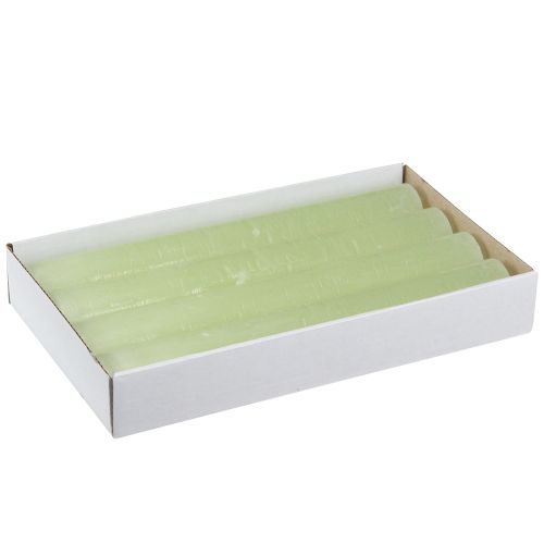 Floristik24 Tafelkerzen Hellgrün Kerzen Durchgefärbt 34x240mm 4 St
