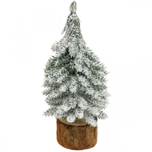 Deko-Tannenbaum, Winterdeko, Tanne mit Schnee H19cm