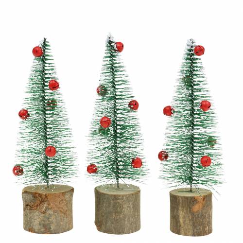 Tannenbaum Grün beschneit Ø5cm H15cm 6St