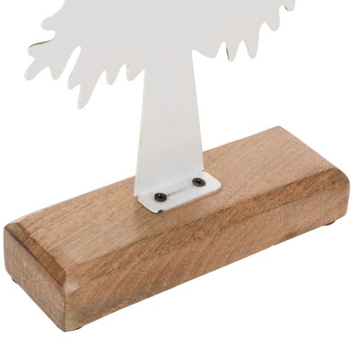Deko-Tannenbaum aus Metall auf