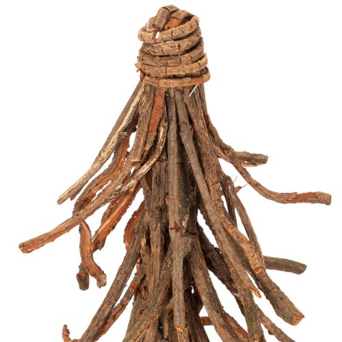 Tannenbaum aus Weidenzweigen auf Holzsockel 48 cm natur | Floristik24.at