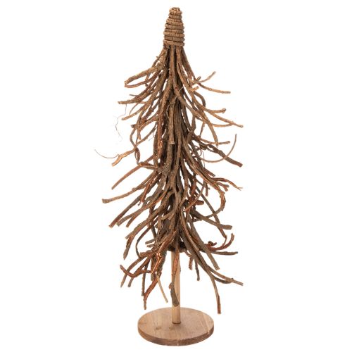 Deko-Baum aus Weidenzweigen auf Holzfuß 68 cm Naturton | Floristik24.at