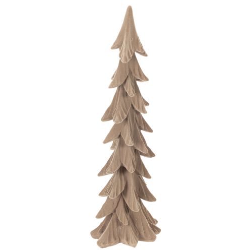 Deko Tannenbaum Kunststoff braun beflockt 44cm bestellen | Floristik24.at