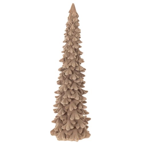 Deko-Tannenbaum beflockt Kunststoff 34cm Braun Innenbereich bestellen | Floristik24.at