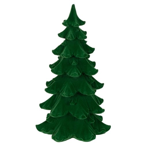 Tannenbaum Dekoration 27 cm aus Kunststoff in Grün für festliche Tischdeko bestellen | Floristik24.at