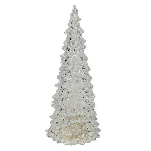 Floristik24 Tannenbaum Acryl mit LED-Licht Ø9cm H22cm