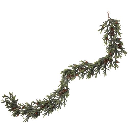 Artikel Tannengirlande Grün mit Zapfen Braun Weihnachten 185cm