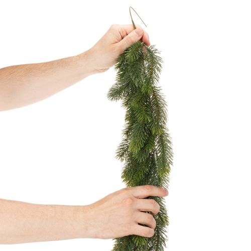 Künstliche Tannengirlande grün 180cm aus Kunststoff für festliche Dekoration | Floristik24.at