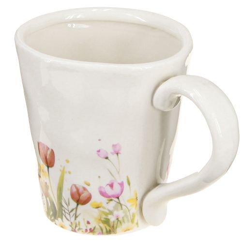 Kaffeetasse mit bunten Blüten für den gemütlichen Start in den Tag 10,5cm