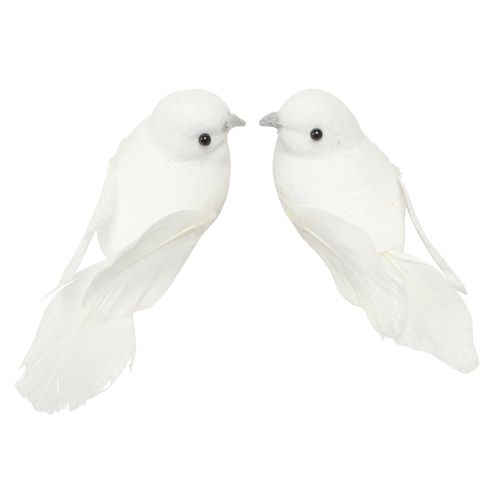 Artikel Taubenpaar mit Clip Hochzeitsdeko Deko Tauben 10cm 2 St
