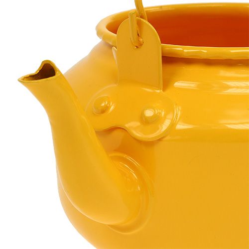Teekanne Ø9cm H10cm Dottergelb | Floristik24.at
