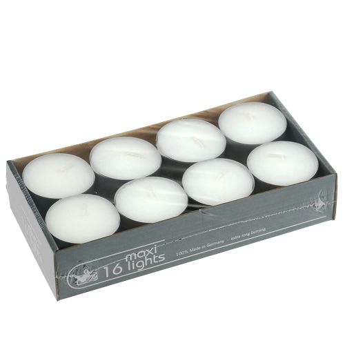 Artikel Teelichter maxi Ø58mm 16 St Weiß