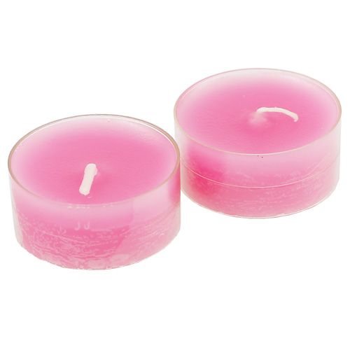 Floristik24 Teelichter Pink 18 St