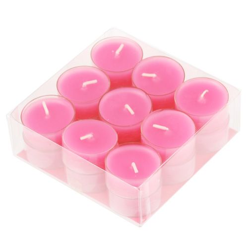 Floristik24 Teelichter Pink 18 St