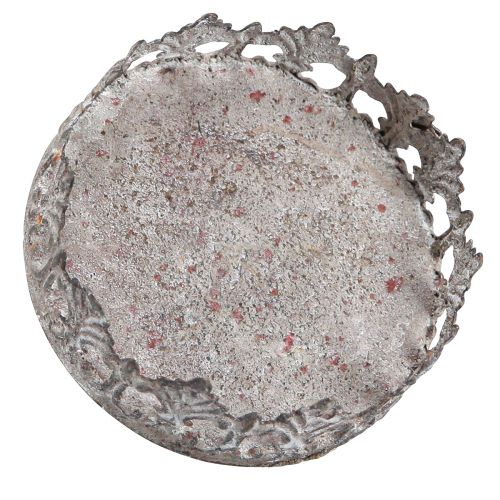 Artikel Teelichthalter zum Stecken Vintage Ø7cm H7,5cm grau 4 St