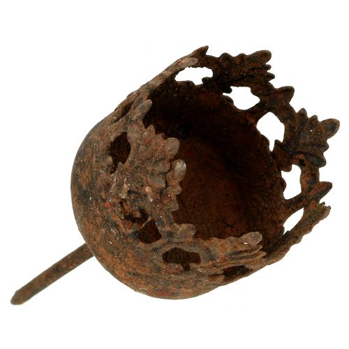 Artikel Teelichthalter zum Stecken Rost Ø3,8cm H10,5cm