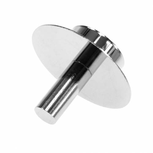 Floristik24 Teelichthalter für Flaschen Silbern Ø7,5cm H6cm
