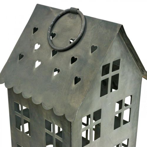 Floristik24 Lichthaus Teelichthalter Metall Teelichthaus H31,5cm
