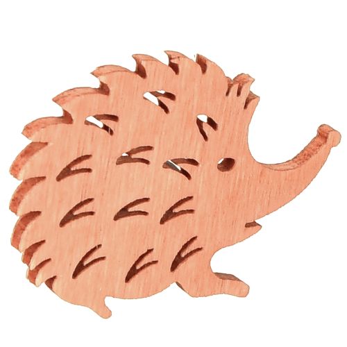 Artikel Tischdeko Herbst Streudeko Igel Holz B4cm H3cm 72 St