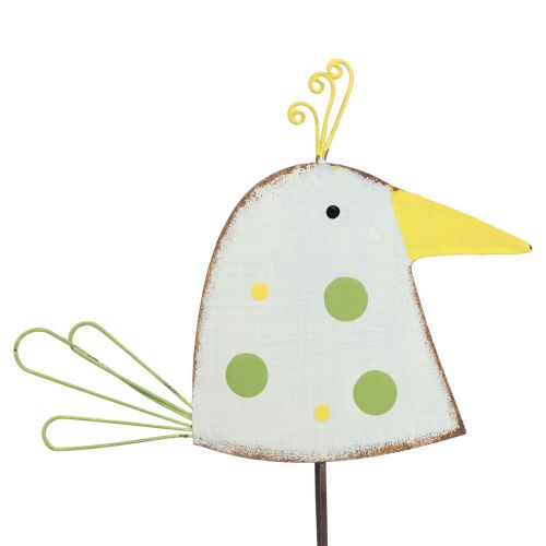 Floristik24 Tischdeko Frühling, Deko Vogel Figur, Metallvogel 17cm 2 St