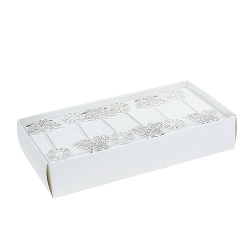 Artikel Tischkartenhalter Schmetterling 3,5cm Silber 6St
