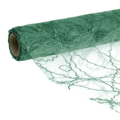 Floristik24 Tischläufer Sizotwist Dunkelgrün 30cm 5m