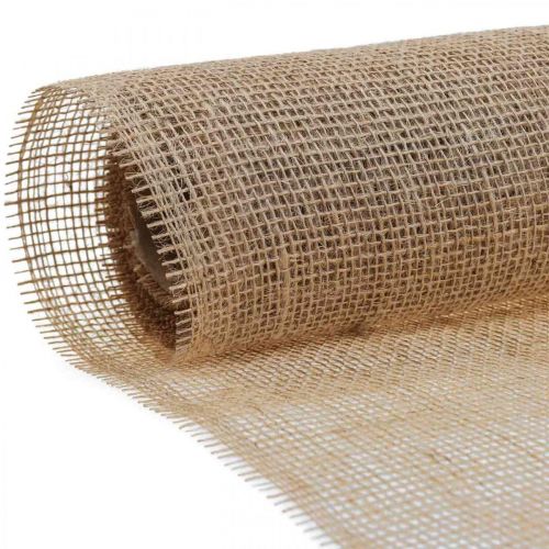 Floristik24 Tischläufer Jute Juteband Tischband Natur B30cm L5m