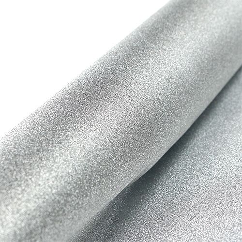 Floristik24 Tischläufer Silber 50cm 3m