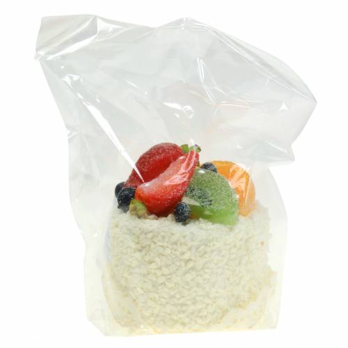 Floristik24 Deko Törtchen mit Früchten Erdbeere Food-Attrappe 7cm
